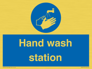 Hand wash station
